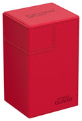 Ultimate Guard Flip n Tray 80 Red Xenoskin Deck Box