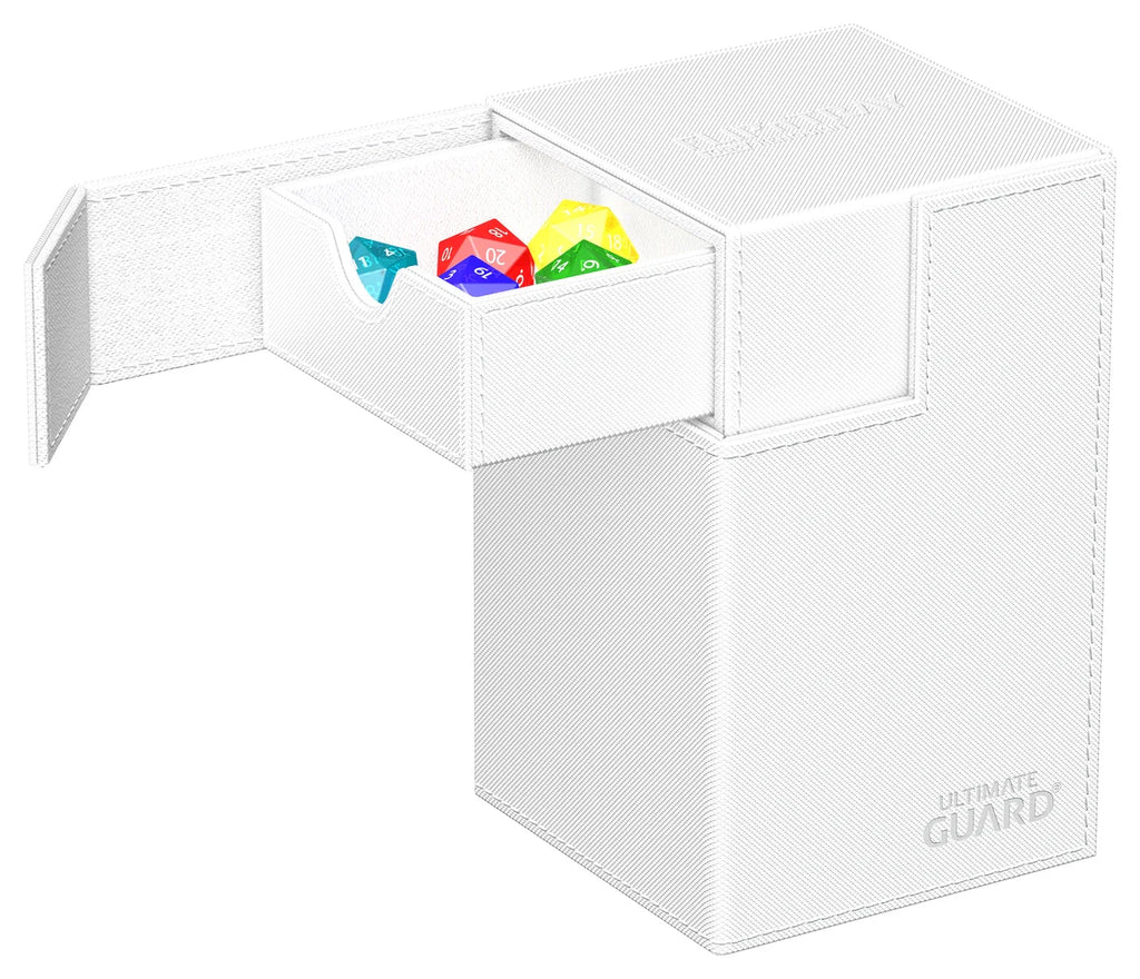 Ultimate Guard Flip n Tray 100 White Xenoskin Deck Box