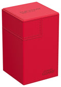 Ultimate Guard Flip n Tray 100 Red Xenoskin Deck Box