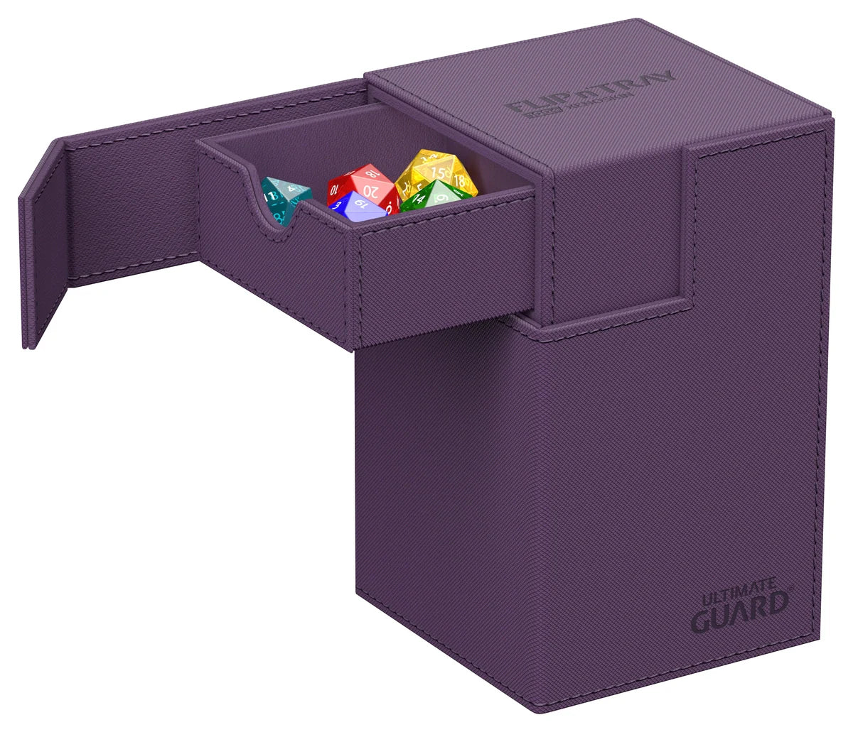 Ultimate Guard Flip n Tray 100 Purple Xenoskin Deck Box
