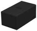 Ultimate Guard Twin Flip n Tray 200 Black Xenoskin Deck Case