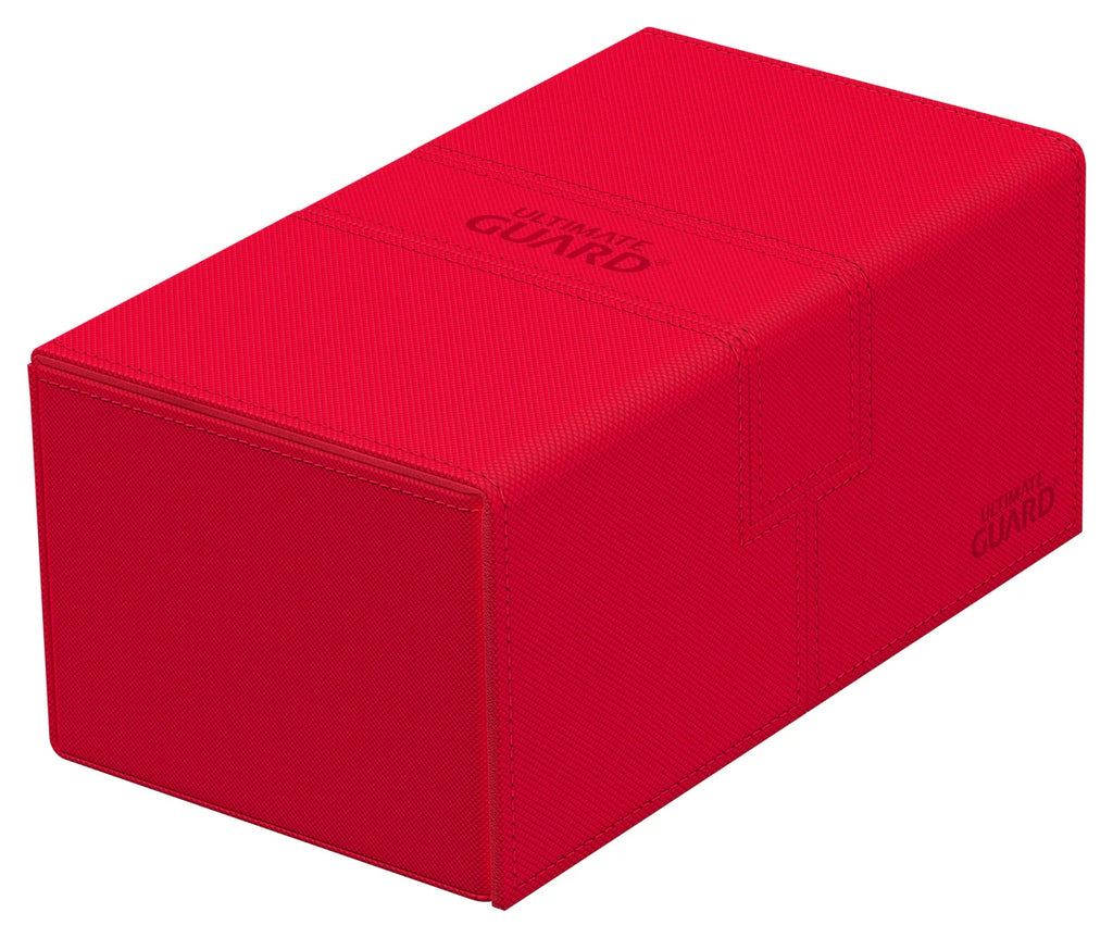 Ultimate Guard Twin Flip n Tray 200 Red Xenoskin Deck Case