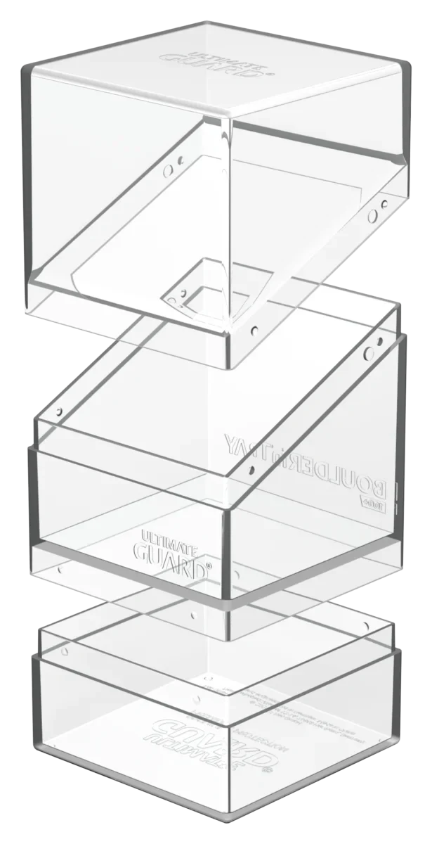 Ultimate Guard Boulder n Tray 100 Clear Deck Box