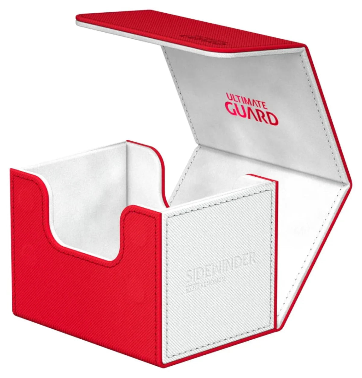 Ultimate Guard Sidewinder 100 Red/White Xenoskin Synergy Deck Box