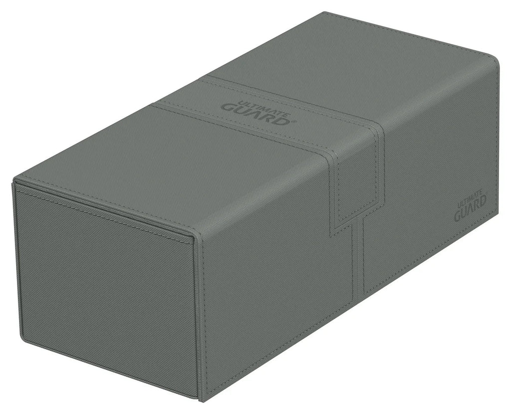 Ultimate Guard Twin Flip n Tray 266 Grey Xenoskin Deck Case