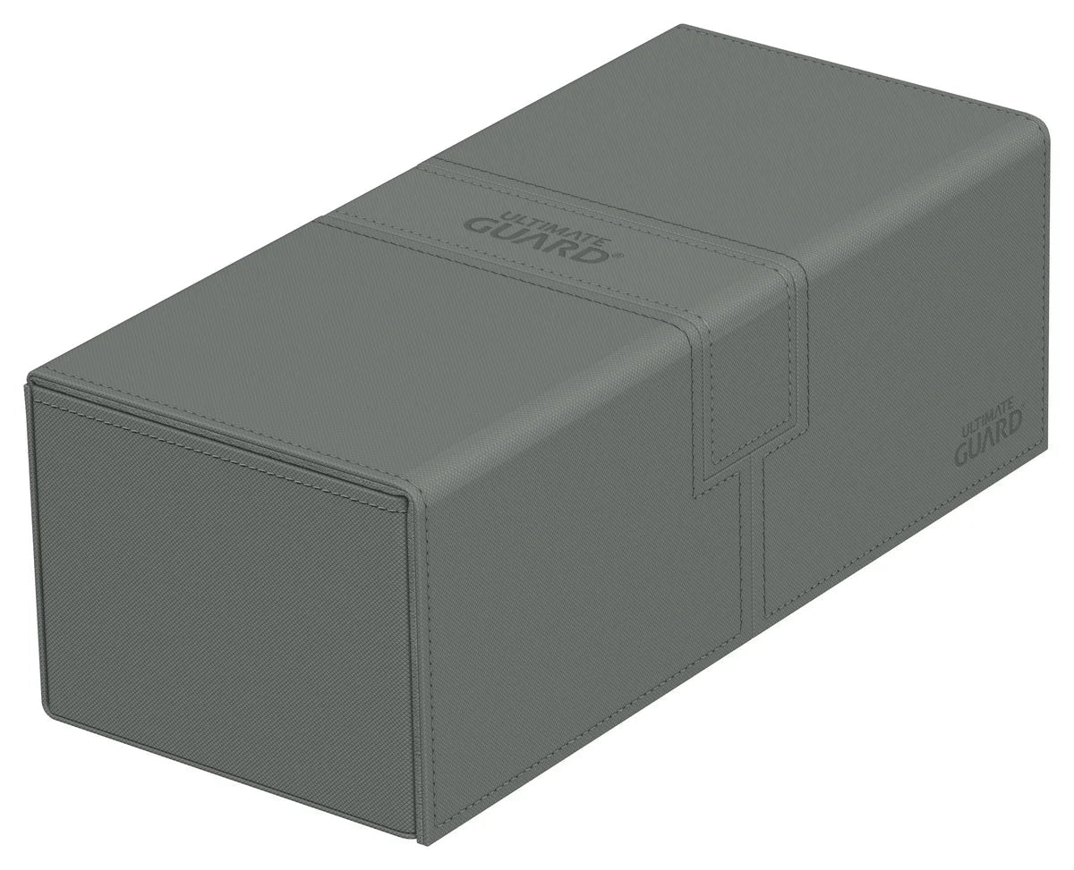 Ultimate Guard Twin Flip n Tray 266 Grey Xenoskin Deck Case