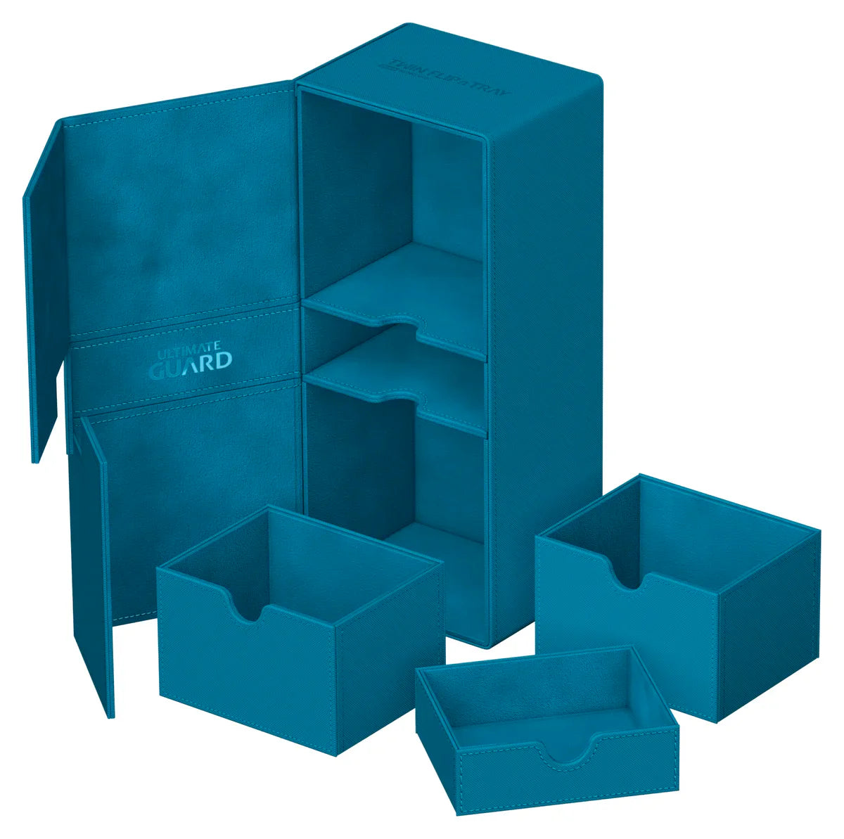 Ultimate Guard Twin Flip n Tray 266 Petrol Xenoskin Deck Case