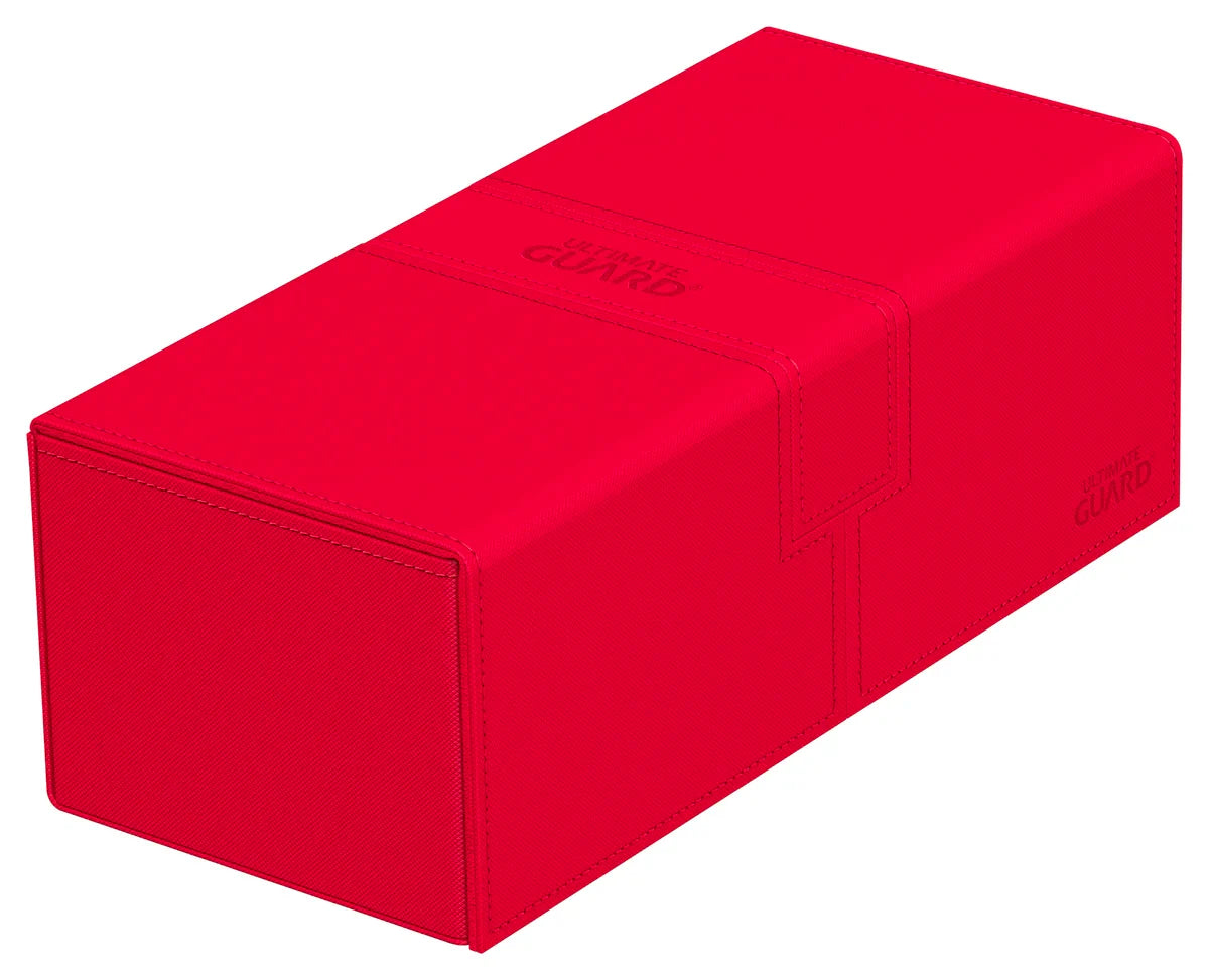 Ultimate Guard Twin Flip n Tray 266 Red Xenoskin Deck Case