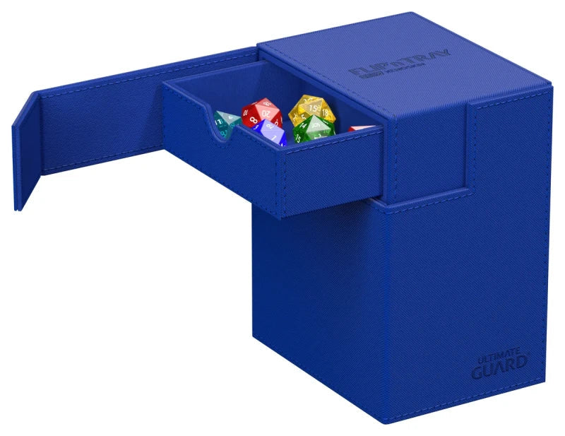 Ultimate Guard Flip n Tray 133 Blue Xenoskin Deck Box