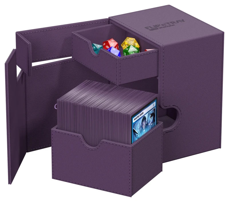 Ultimate Guard Flip n Tray 133 Purple Xenoskin Deck Box