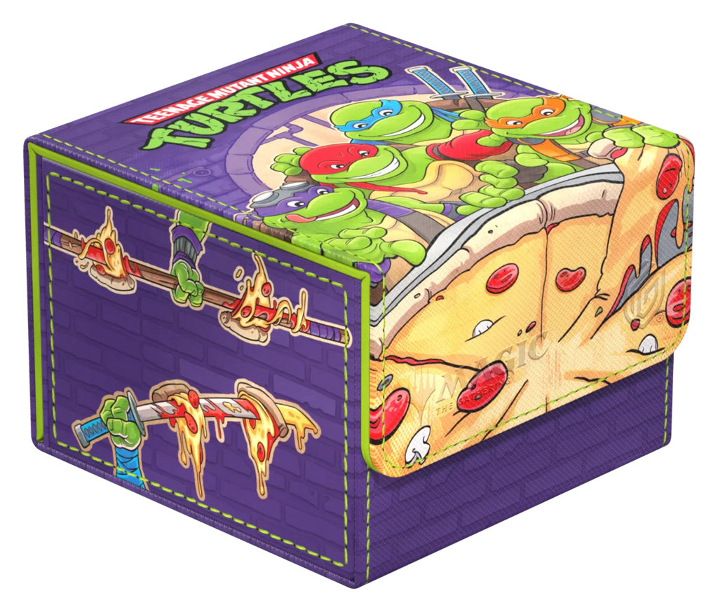 TMNT Pizza Box Sidewinder 133 Commander Deck Box