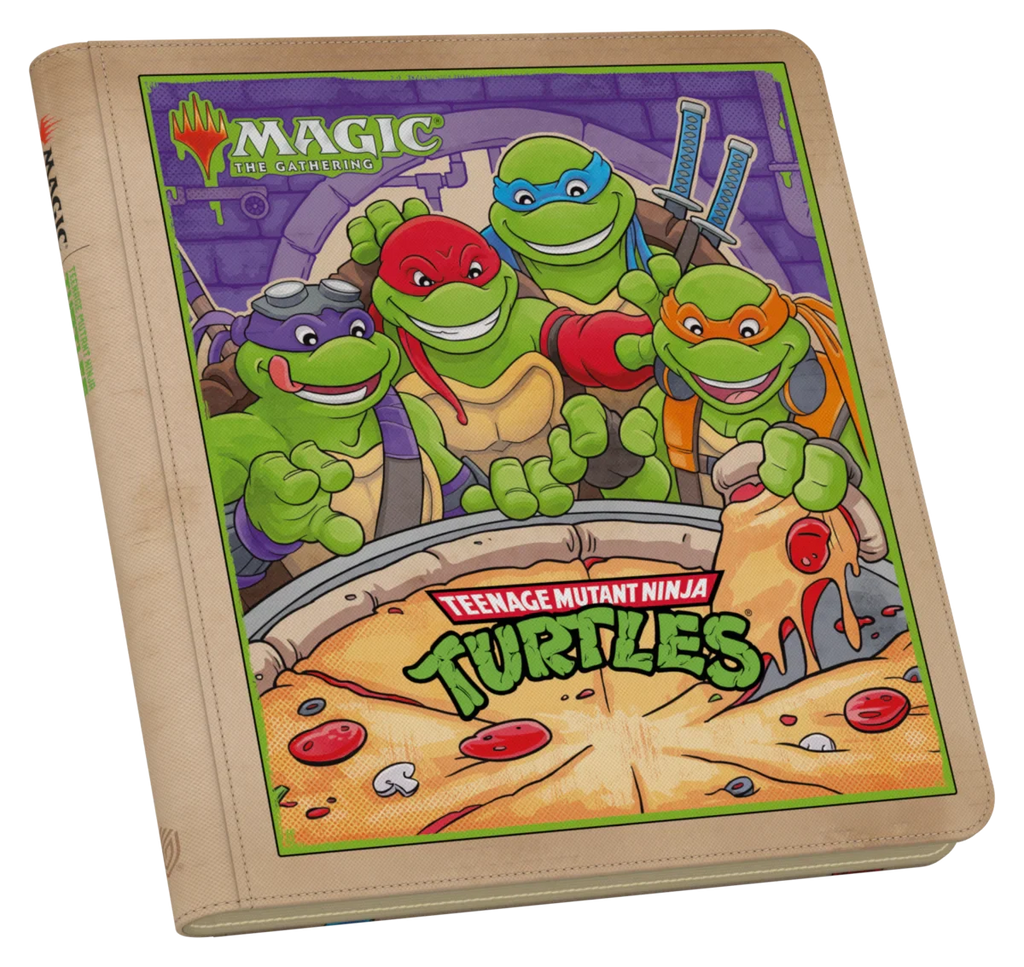 TMNT Pizza Box Zipfolio 480 Card Binder