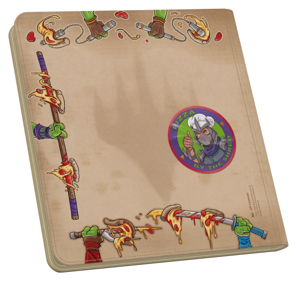 TMNT Pizza Box Zipfolio 480 Card Binder