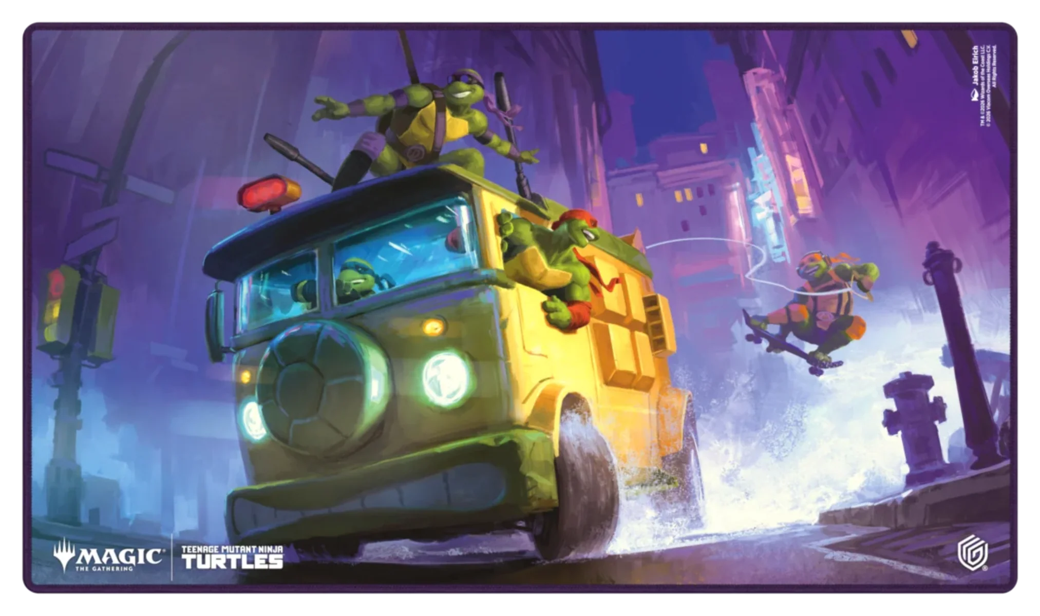 TMNT Turtle Van Playmat