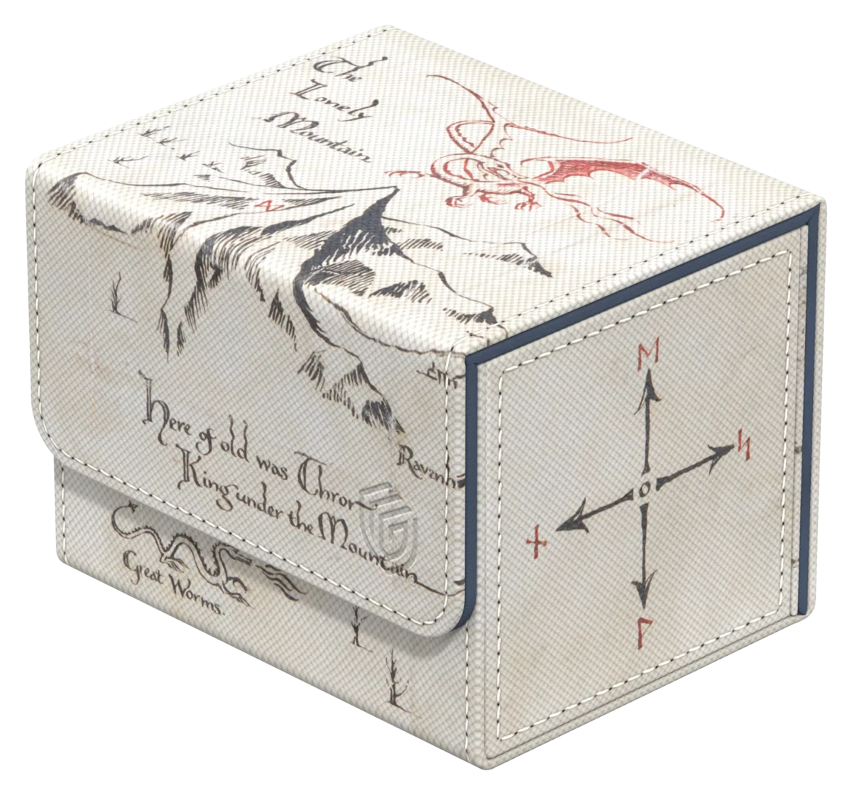 The Hobbit Sidewinder 100 Deck Box - Thror's Map