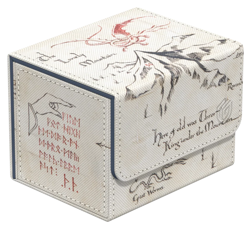 The Hobbit Sidewinder 100 Deck Box - Thror's Map