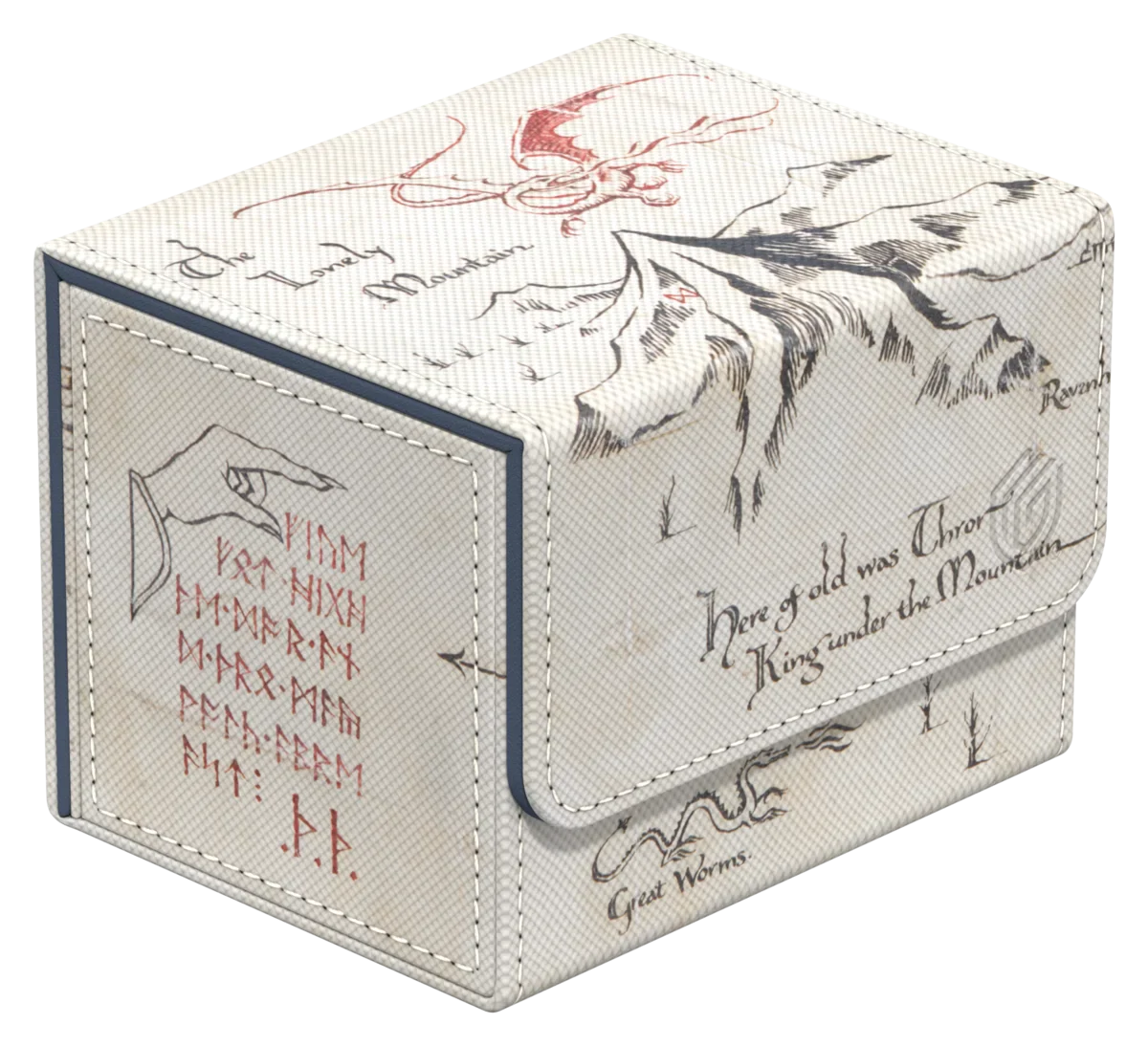 The Hobbit Sidewinder 100 Deck Box - Thror's Map
