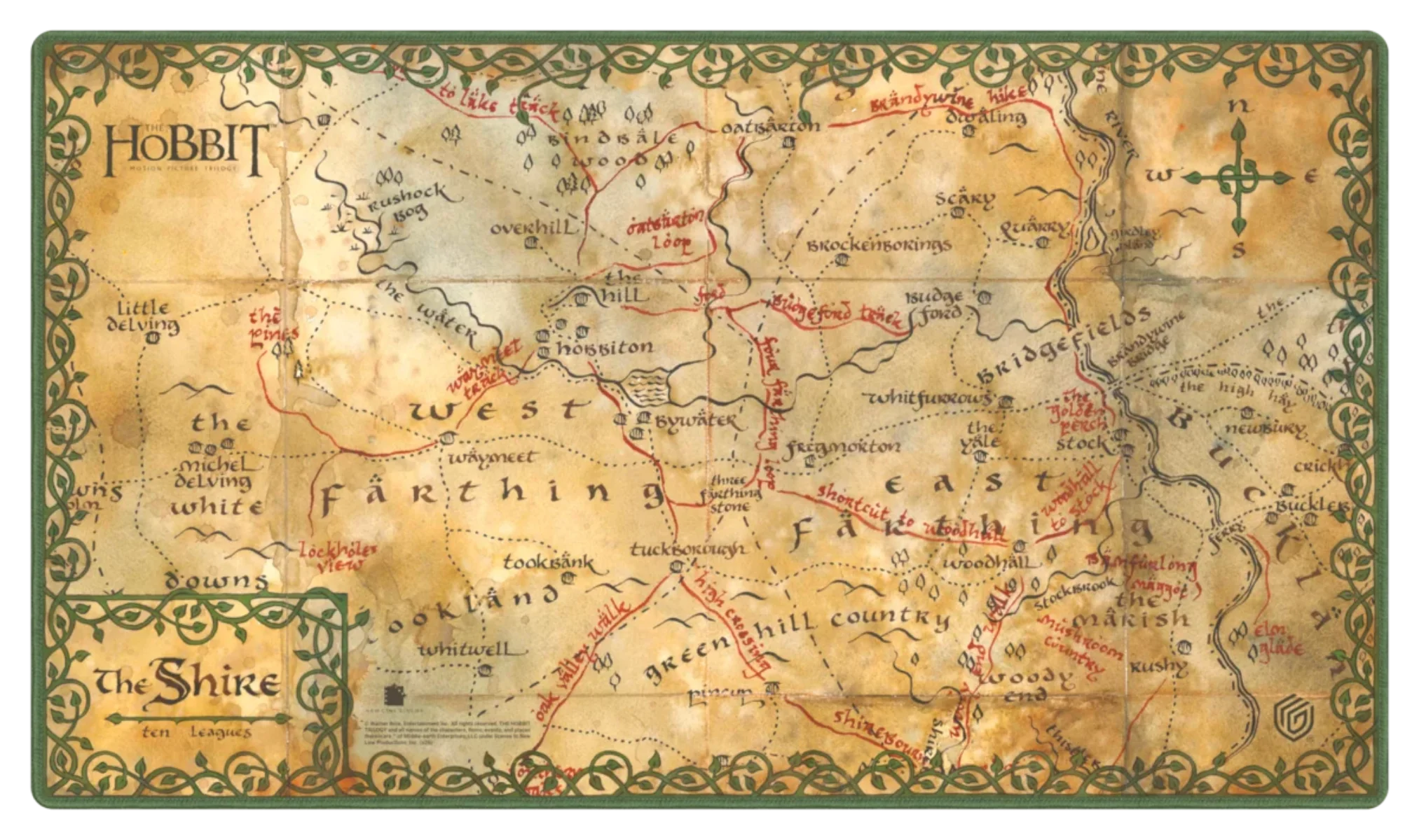 The Hobbit Playmat - The Shire