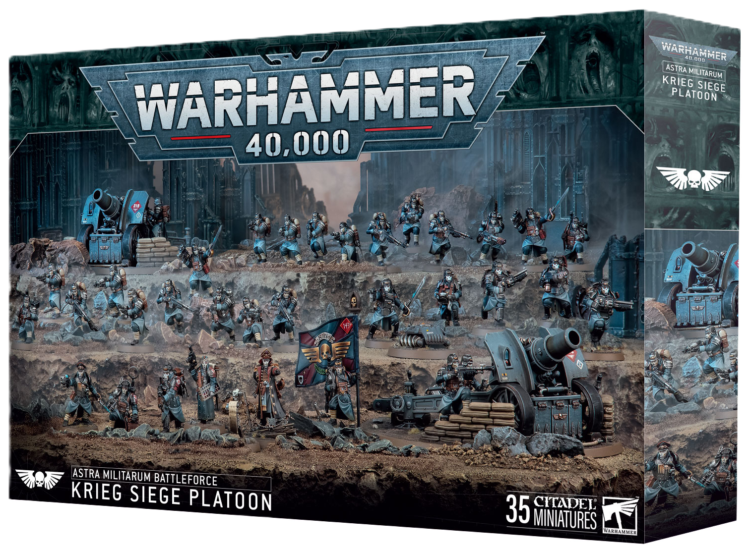 Warhammer 40K Astra Militarum Krieg Siege Platoon Battleforce