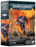 Warhammer 40K Space Marines Captain with Jump Pack & Relic Shield