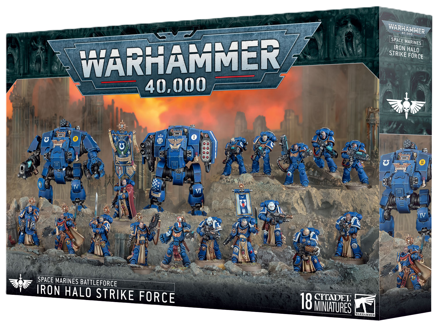 Warhammer 40K Space Marines Iron Halo Strike Battleforce