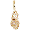 Pavé Zodiac Cluster Charm - Aquarius
