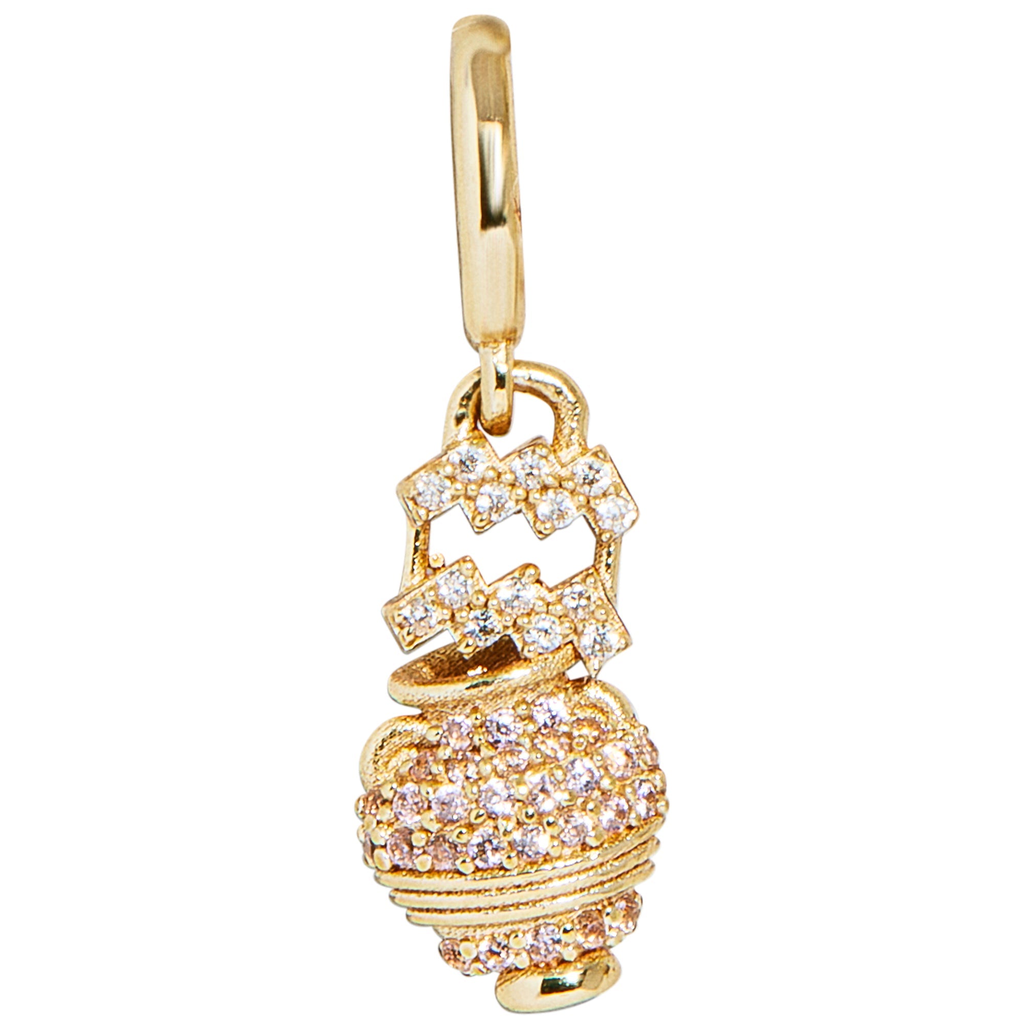 Pavé Zodiac Cluster Charm - Aquarius