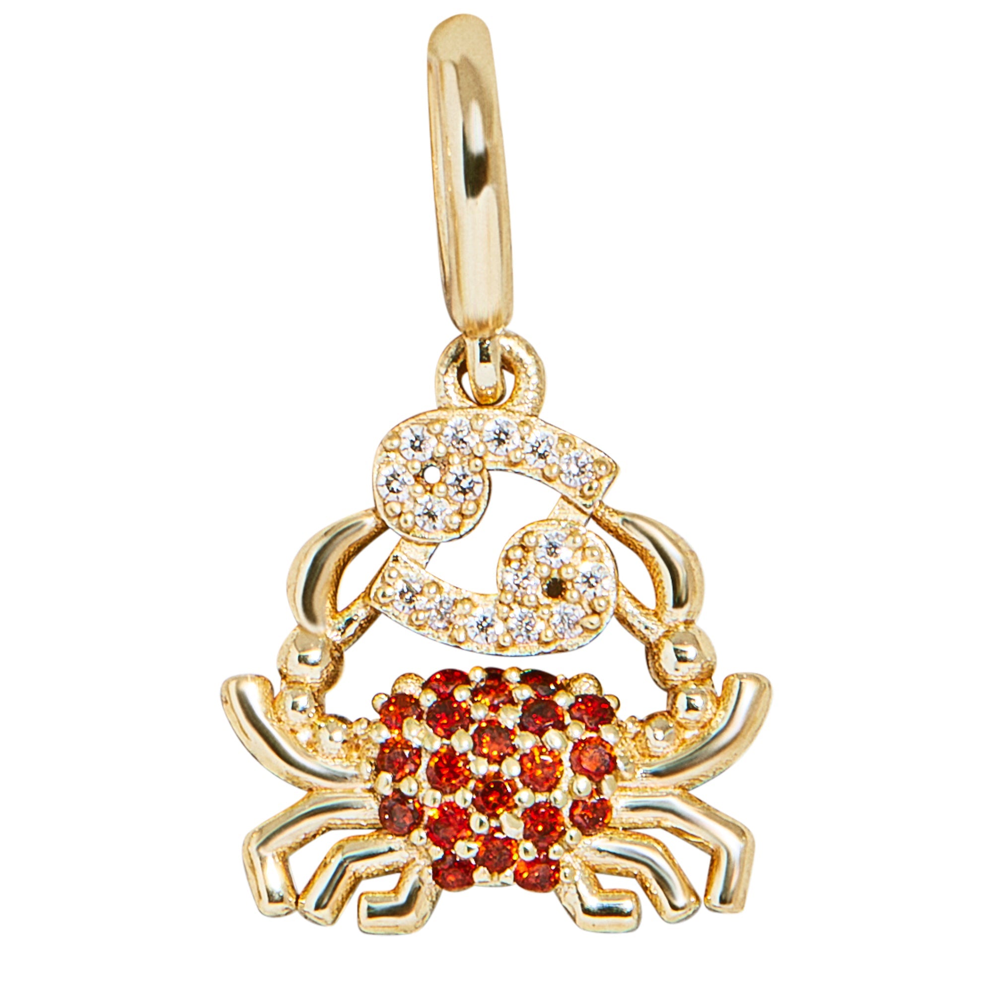 Pavé Zodiac Cluster Charm - Cancer