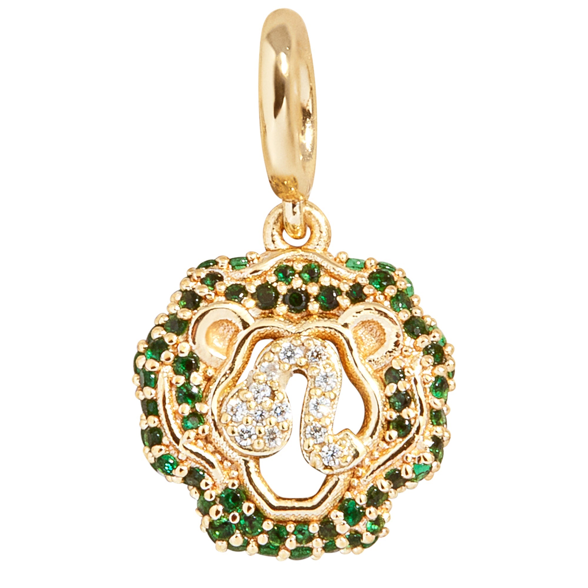 Pavé Zodiac Cluster Charm - Leo