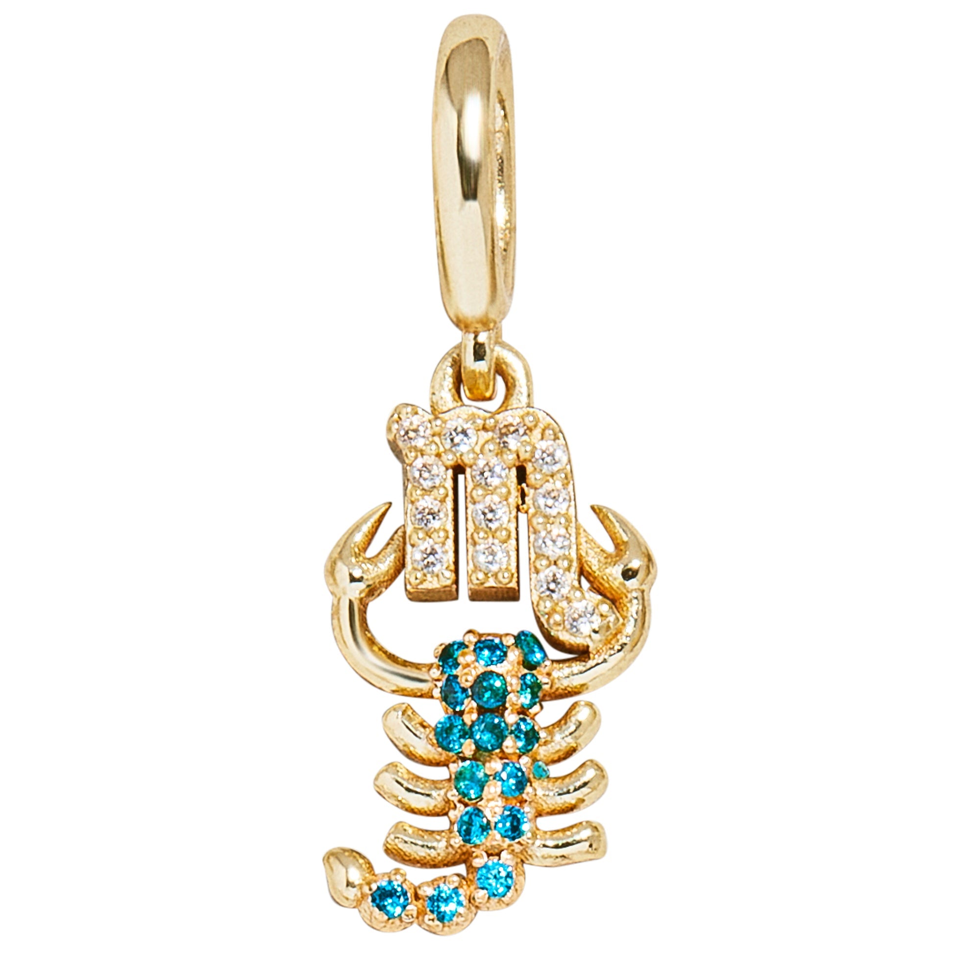 Pavé Zodiac Cluster Charm - Scorpio