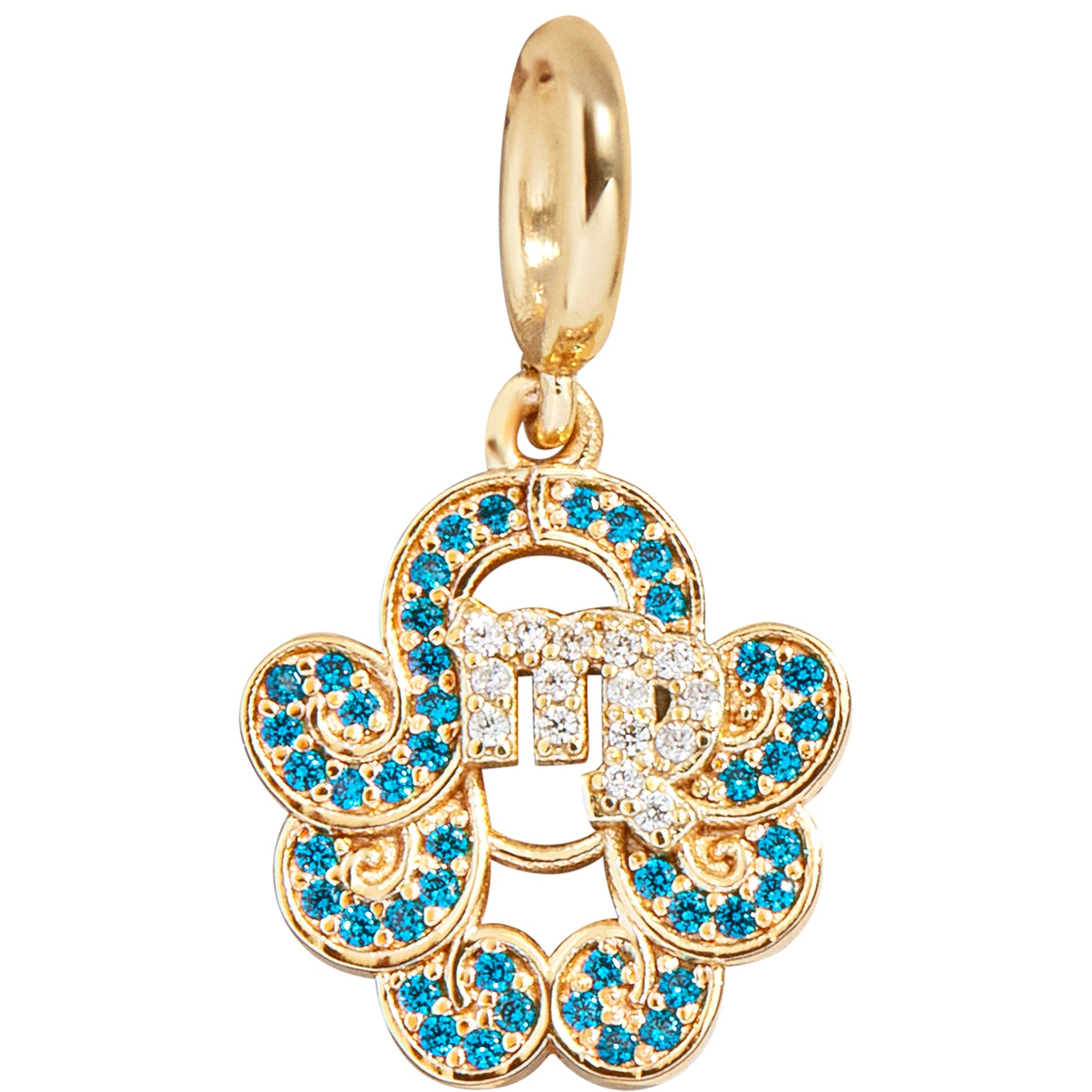 Pavé Zodiac Cluster Charm - Virgo