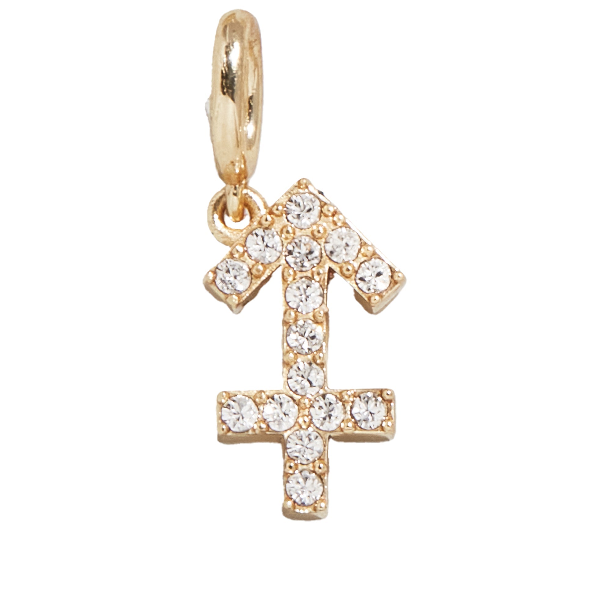 Pavé Zodiac Symbol Cluster Charm - Sagittarius