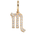 Pavé Zodiac Symbol Cluster Charm - Scorpio