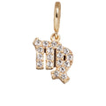 Pavé Zodiac Symbol Cluster Charm - Virgo