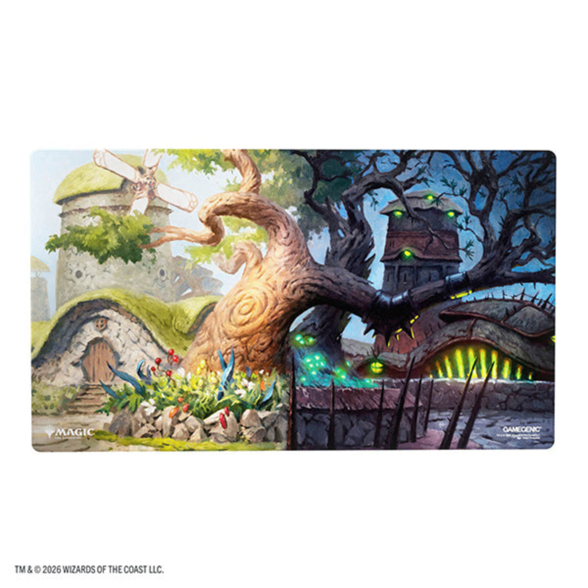 Lorwyn Eclipsed Shiny Playmat - Temple Garden