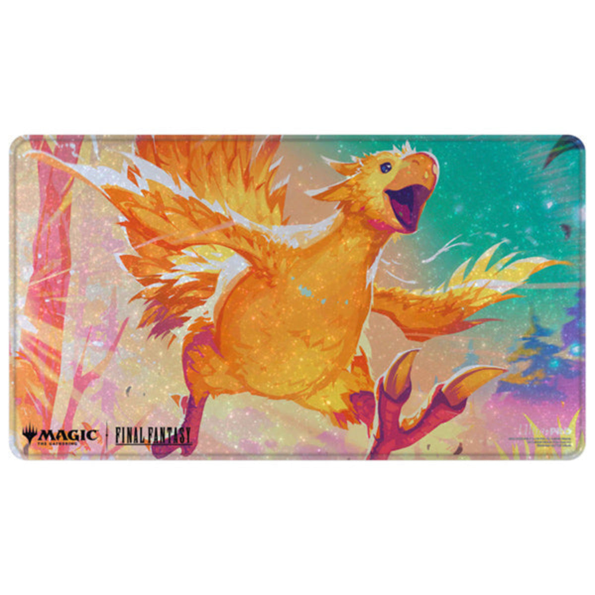 Final Fantasy Traveling Chocobo Yellow-Stiched Holofoil Playmat