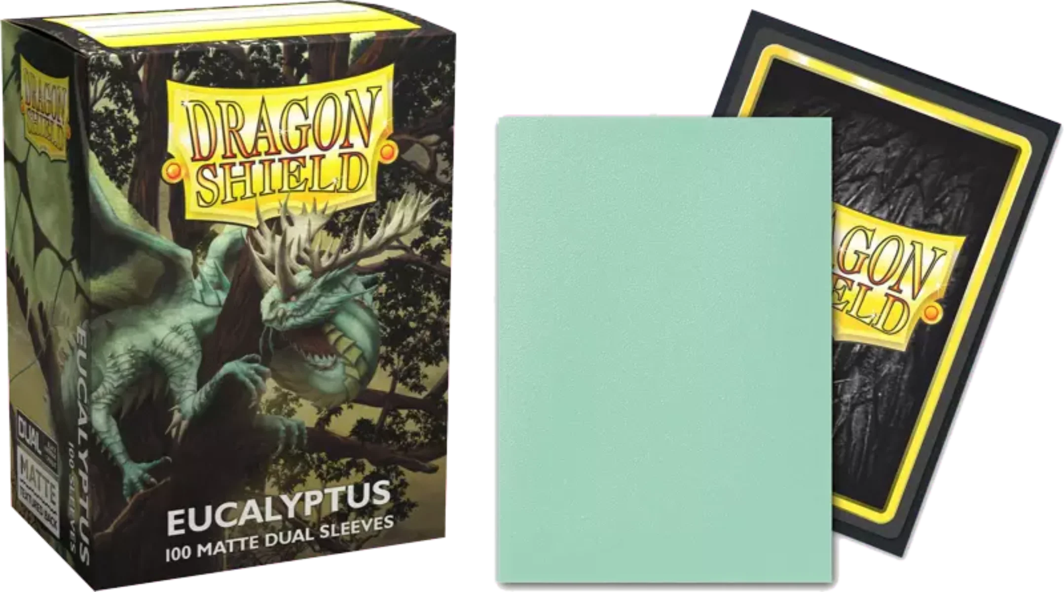 Dragon Shield Game Sleeves 100ct - Matte Dual Eucalyptus Standard