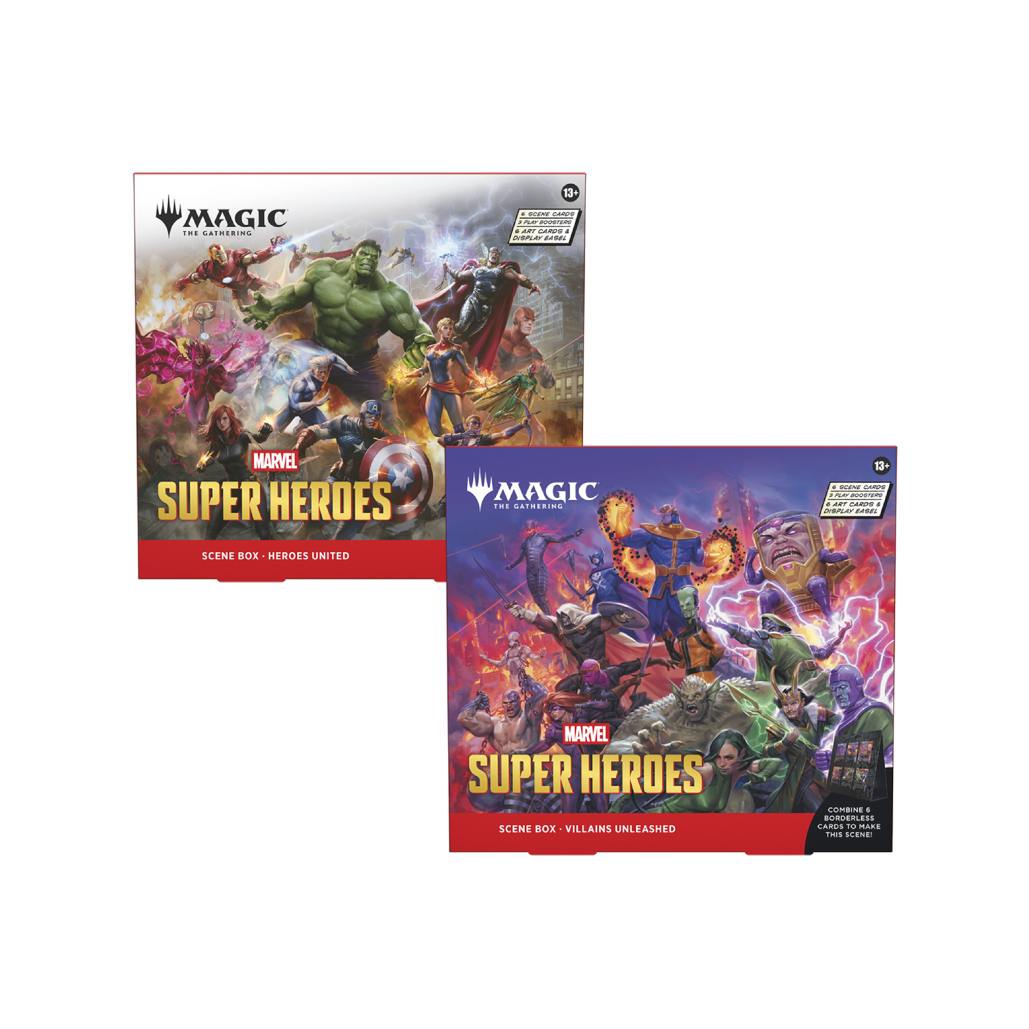 Marvel Super Heroes Scene Box (Set of 2)