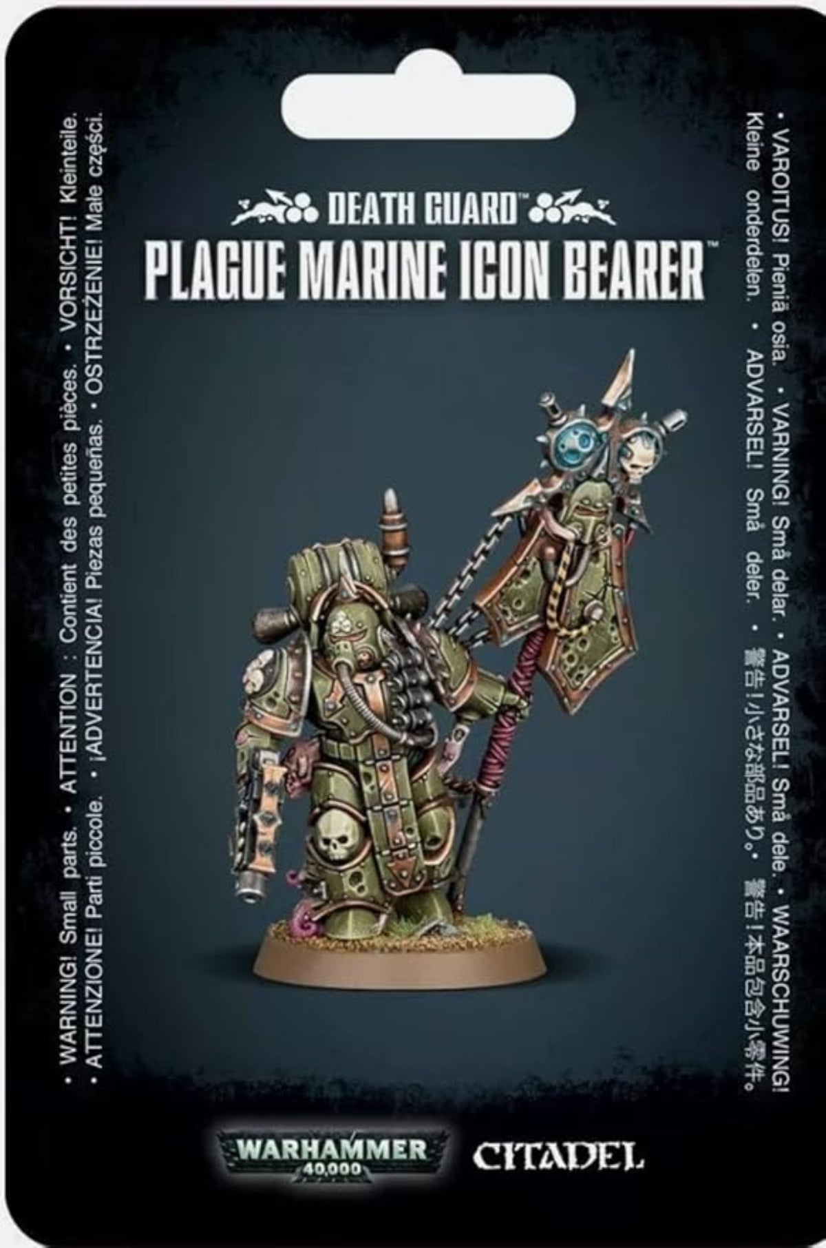 Warhammer 40K Death Guard Plague Marine Icon Bearer