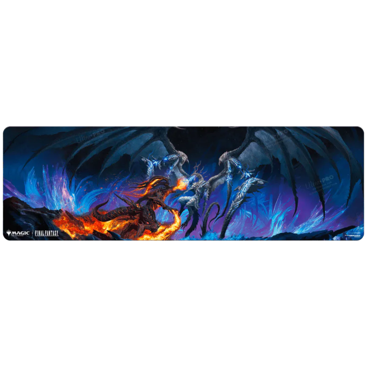 Final Fantasy Bahamut and Ifrit Gift Bundle Art 8FT Table Playmat
